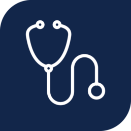 Stethoscope icon, Physical exam, TWO TO FOUR Study, HIV prevention, adults 18+