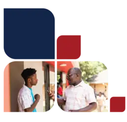 African American father and son talking outside, Frequently asked questions, TWO TO FOUR Study, HIV prevention, adults